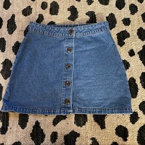 F21 Jean Skirt